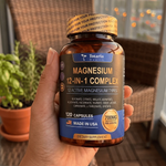 MAGNESIUM 12 EN 1 COMPLEX: La Única Fórmula con 12 Formas de Magnesio en Una Sola Cápsula.